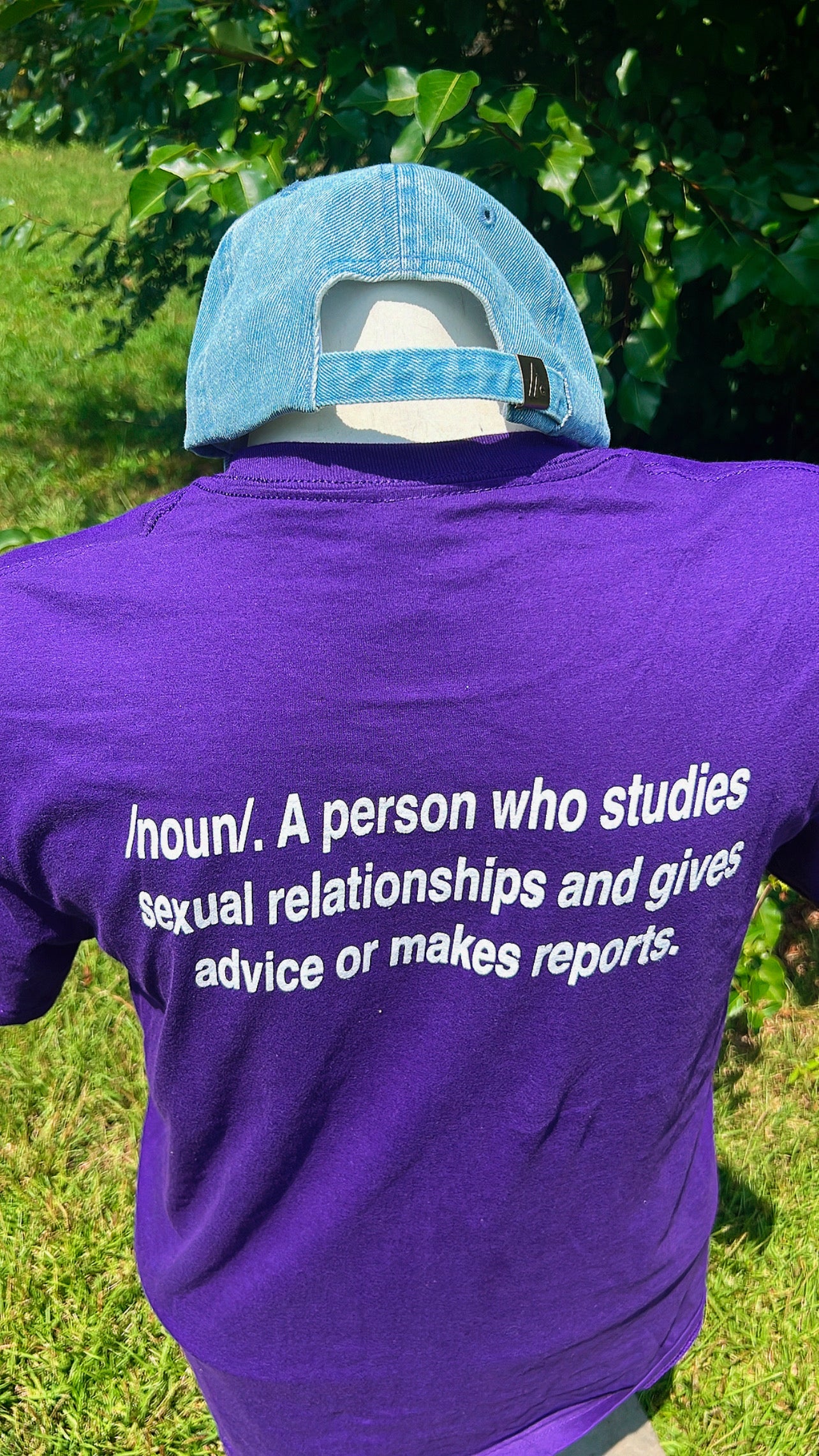 Unisex purple Sexual Intellectual t-shirt
